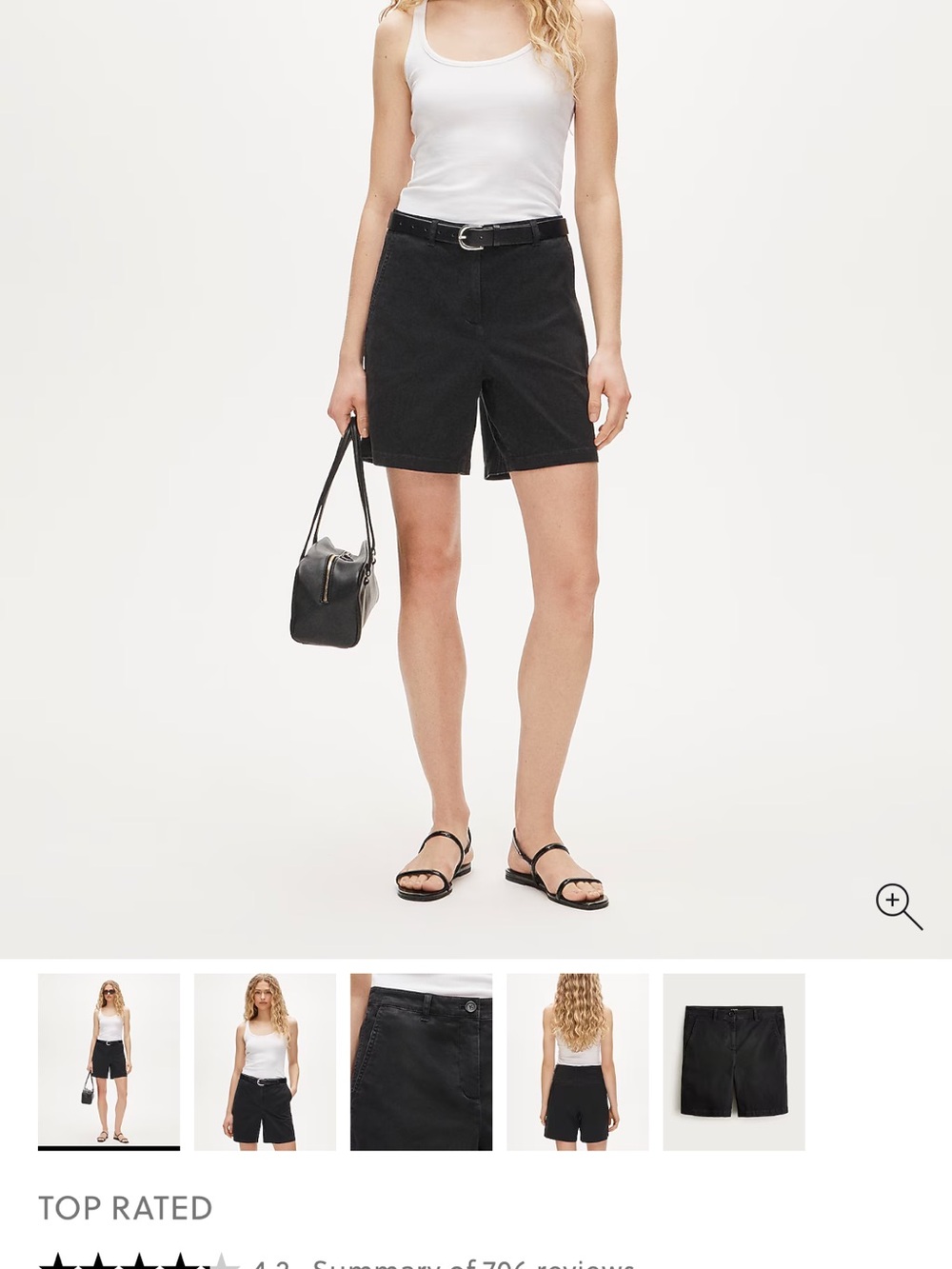 J. Crew Black Mid-Rise Tailored Shorts